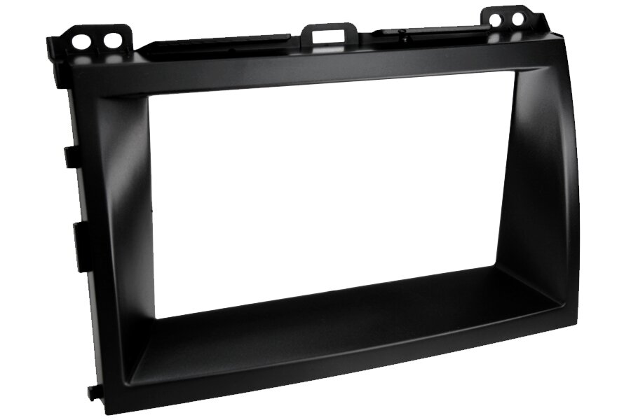 Lexus GX-470 (2003-2009) Toyota Landcruiser (2003-2009) Double DIN car audio fascia (MATT BLACK)