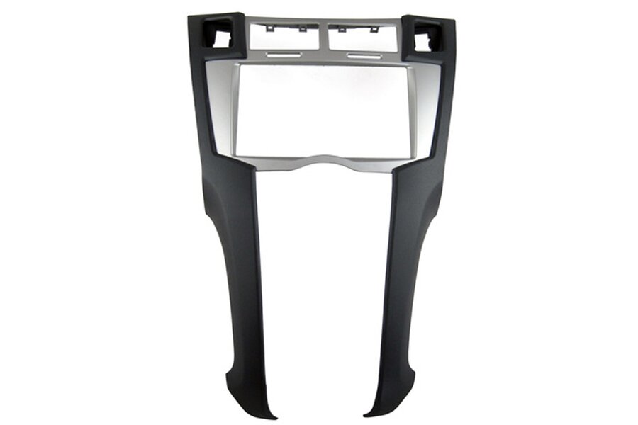 Toyota Yaris (2006-2011) Double DIN car radio fascia adapter (SILVER)