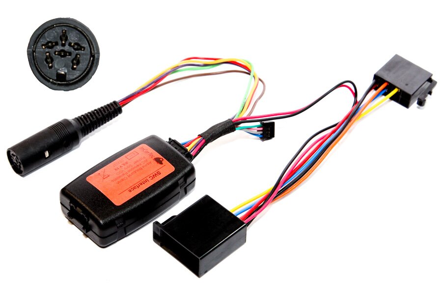 Peugeot 405/605 Steering wheel audio control interface & ISO cable