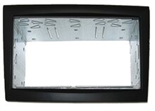 Porsche 911, Boxster, Cayman Double DIN car audio fascia adapter panel and cage kit (MATT BLACK)