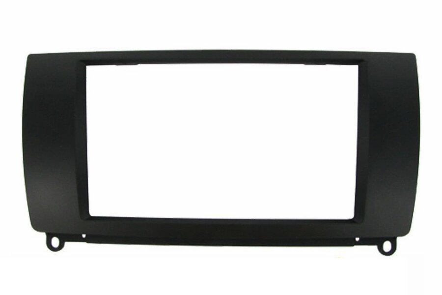 Rover 75 (1999-2005) and MG ZT (2001-2005) Double DIN car radio fascia adapter (MATT BLACK)