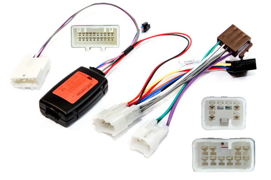 Toyota (Various Models) Steering wheel audio control interface & ISO cable