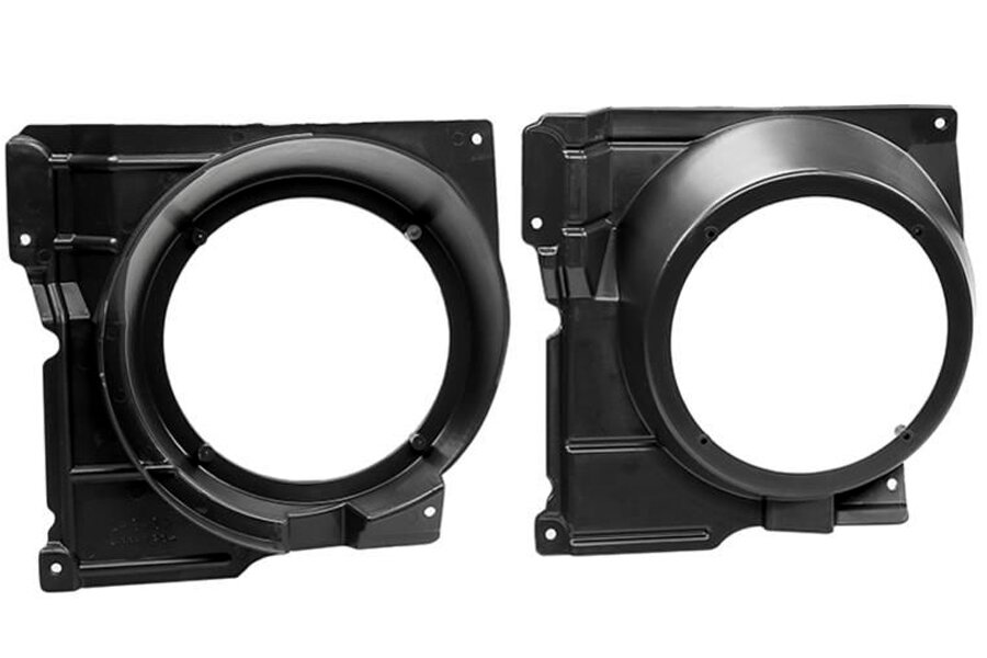 Volkswagen Polo (1999 - 2001) 165mm front speaker adapter rings/panels 
