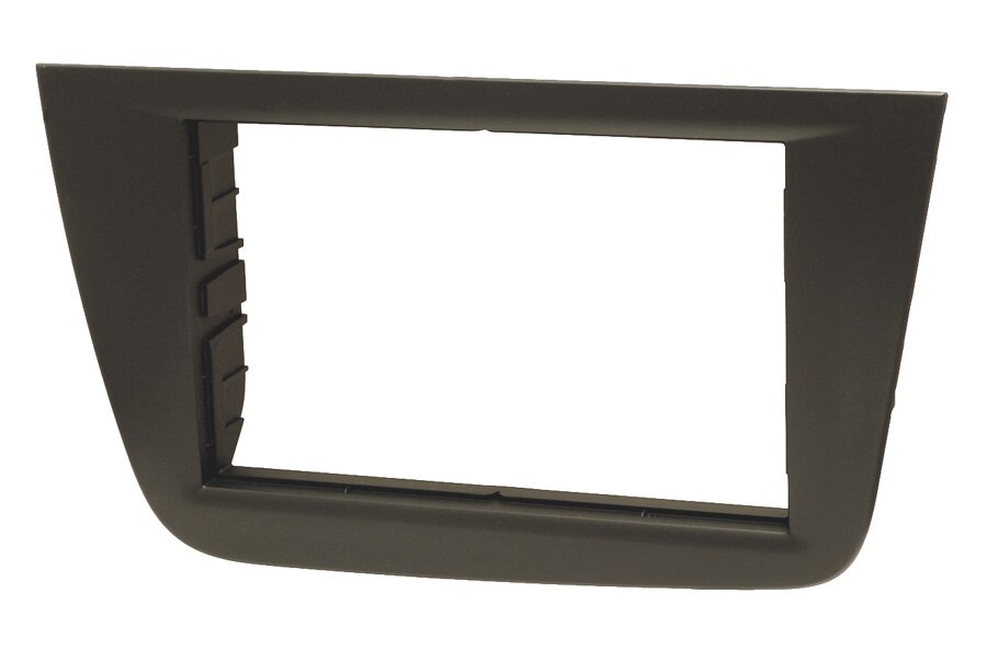 Seat Altea/Toledo (2005 Onwards) Double DIN car radio fascia adapter (MATT BLACK)