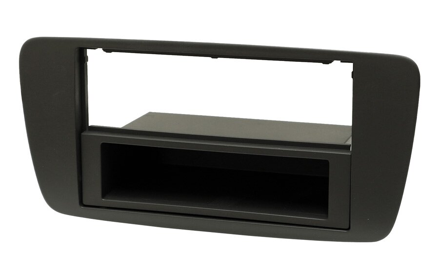 Seat Ibiza Mk4 (2008-2014) Double or Single DIN car audio fascia adapter panel (MATT BLACK)