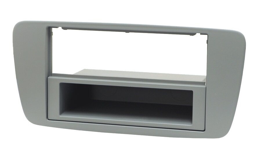 Seat Ibiza Mk4 (2008-2014) Double or Single DIN car audio fascia adapter panel (BLUE GREY)