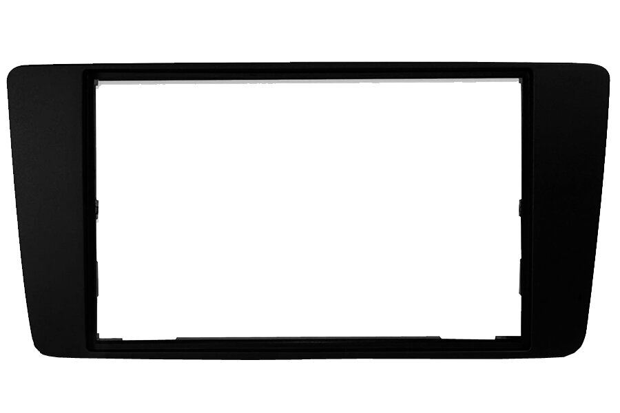 Skoda Octavia (2007-2013) Yeti (2009-2017) Double DIN car audio fascia adapter panel (MATT BLACK)
