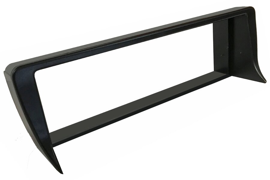 Jaguar X300, XJ6, XJ12 (1994-1997) Single DIN car audio fascia adapter panel (MATT BLACK)