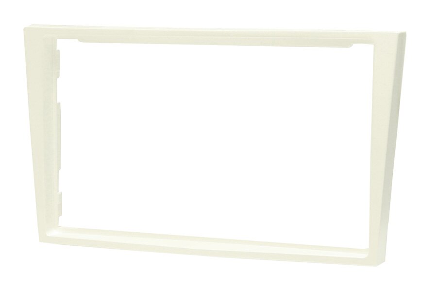 Vauxhall/ Holden Double DIN car audio fascia adapter panel (PEARL WHITE)