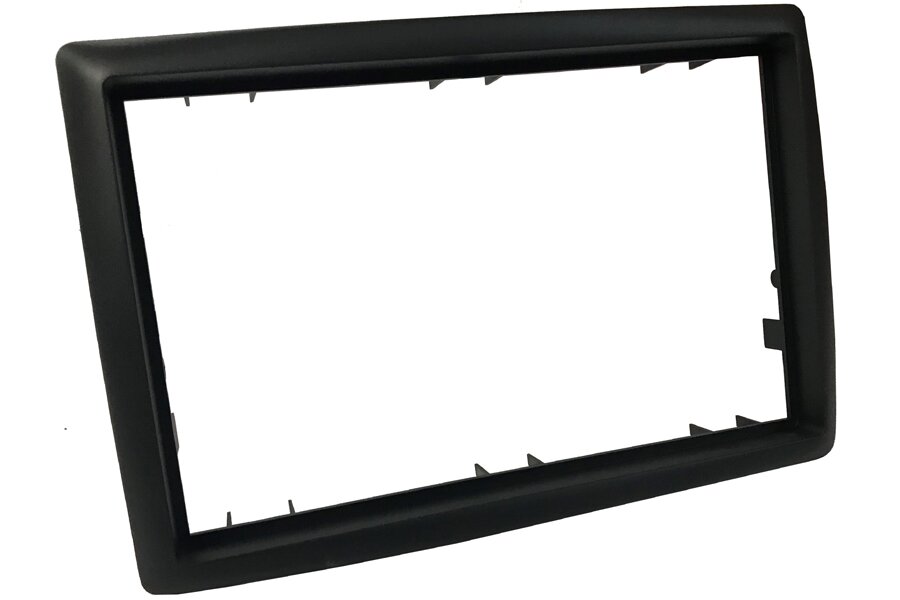 Renault Megane II (2006-2008) Scenic II (2006-2009) Double DIN car radio fascia (MATT BLACK)