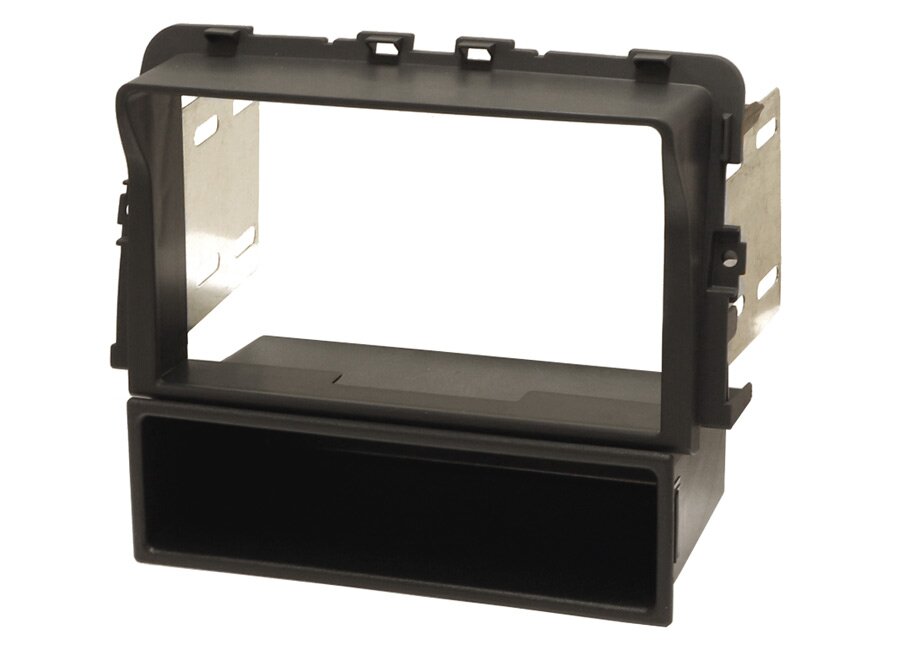 Renault Trafic (2011-2014) Double DIN car radio fascia adapter panel (MATT BLACK)
