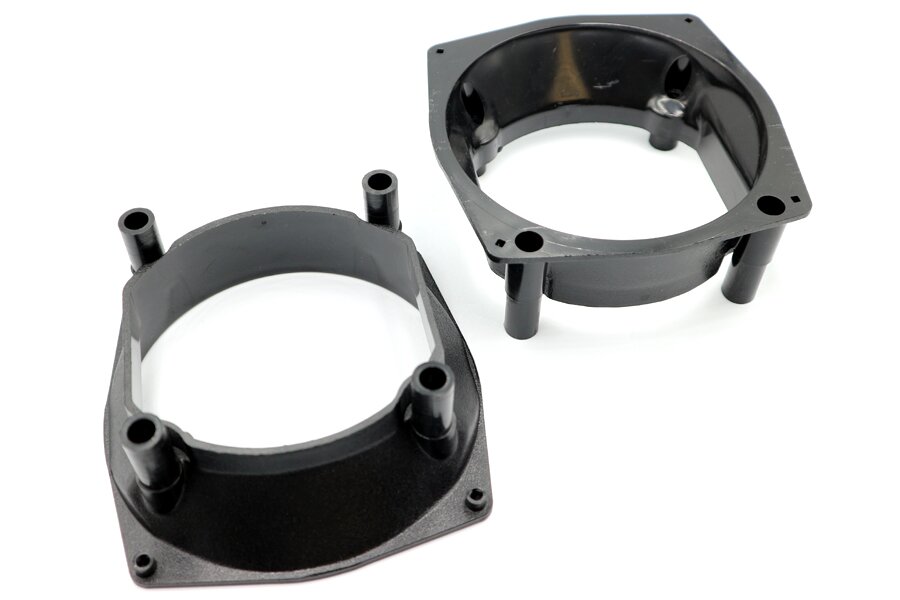 Renault Clio (1990-1998) 130mm rear side shelf speaker adapter rings/panels 