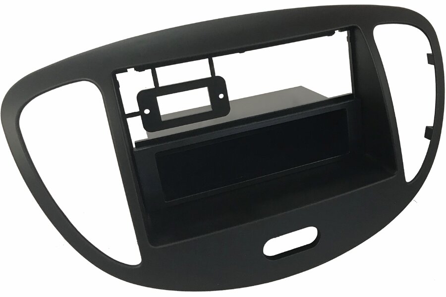 Hyundai i10 (2008-2012) Single/Double DIN car audio fascia panel kit (MATT BLACK) 