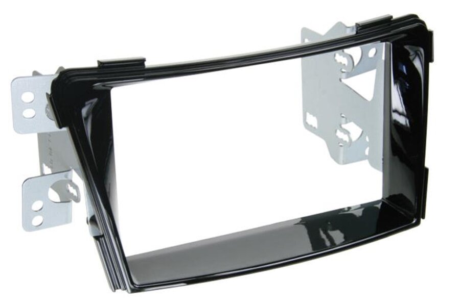 Hyundai i40 (2011 onwards) Double DIN car radio fascia adapter (WITHOUT OEM NAVIGATION) GLOSS BLACK
