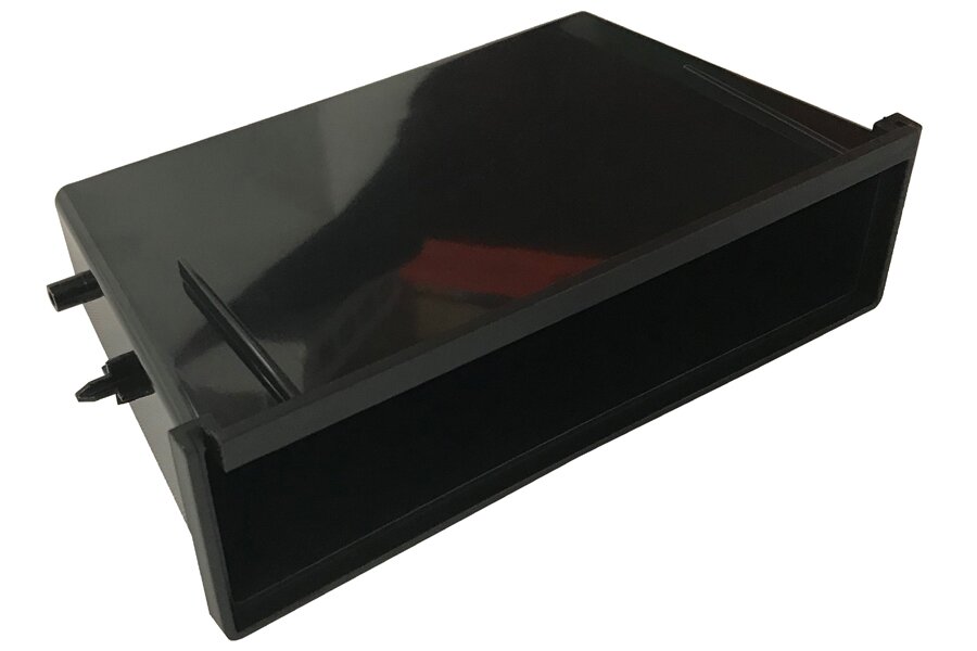 Universal Single DIN pocket for Double DIN car stereo fascia (For side fixing bracket fascia kits)
