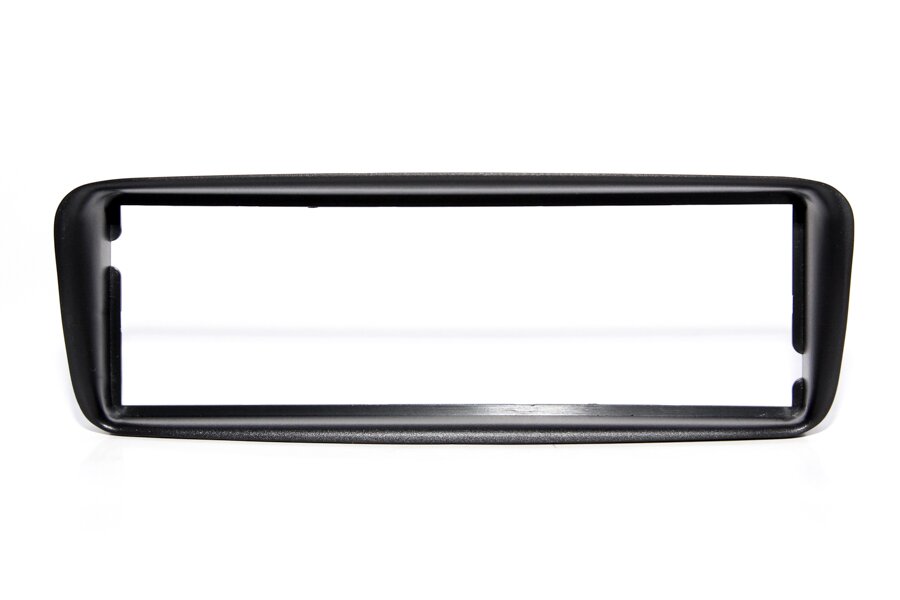 Peugeot 206, 206CC Single DIN car audio fascia adapter panel (MATT BLACK)