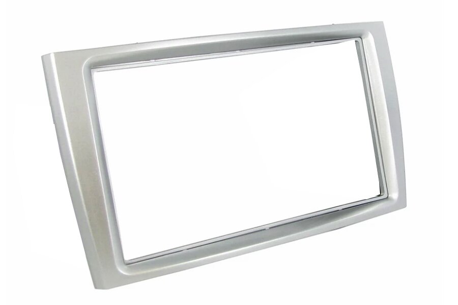 Peugeot 308 (T7) (2008-2013) Double DIN car radio fascia adapter panel (SILVER)