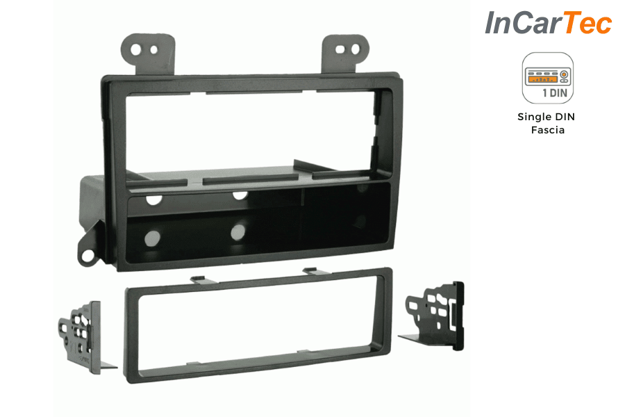 Mazda MPV/Premacy (1999-2004) Single DIN car audio stereo fascia adapter (MATT BLACK)
