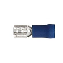 Blue spade push-on 4.8mm