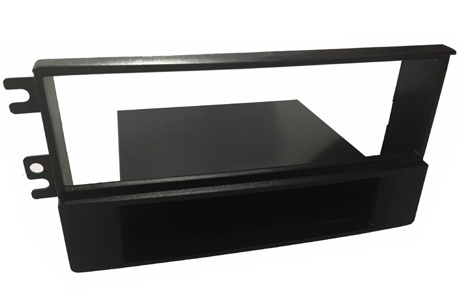 Kia Carens 2nd Gen (2006-2013) Single DIN car audio fascia adapter panel (MATT BLACK)