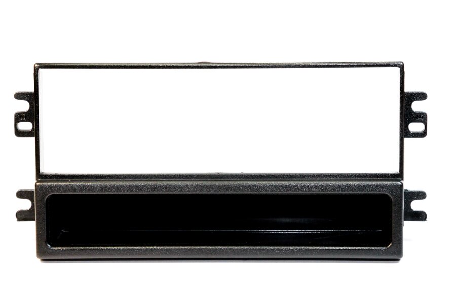 Kia Sportage (2001-2003) Single DIN car audio fascia adapter panel (MATT BLACK)