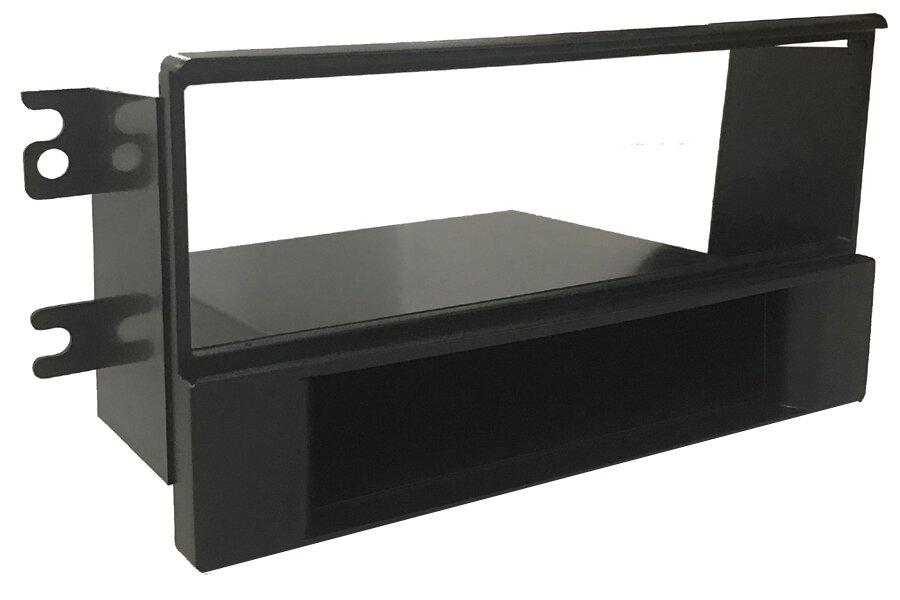 Kia Sportage 2nd Gen Facelift (2008-2010) Single DIN car audio fascia adapter panel (MATT BLACK)