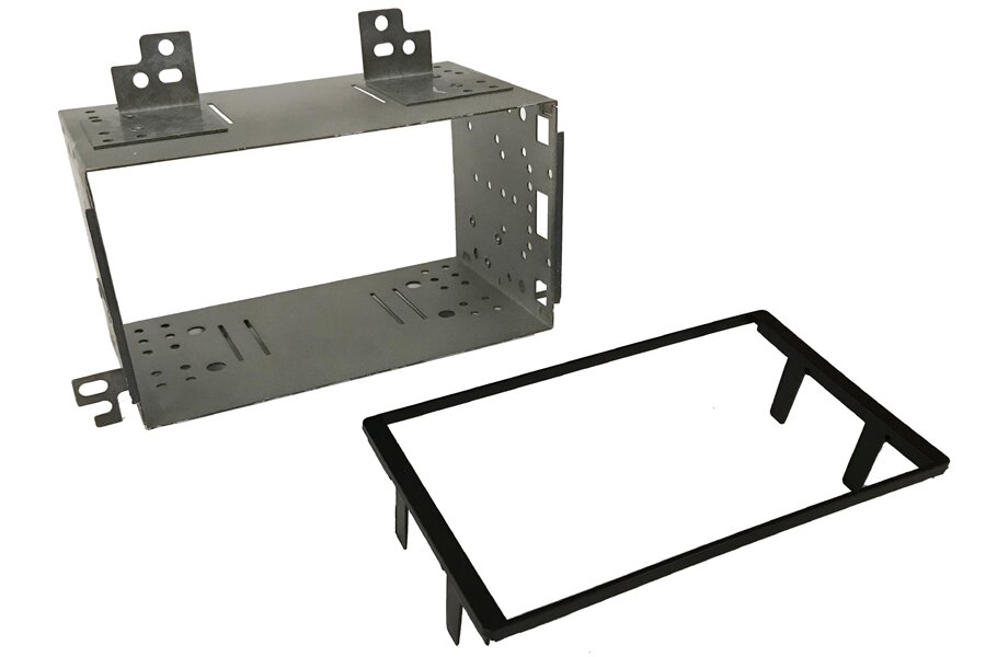Kia Sorento (2006-2009) Kia Rio (2005-2011) Double DIN car radio fascia (MATT BLACK)