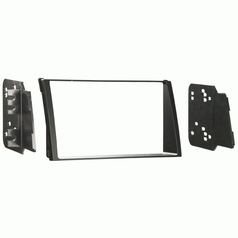 Kia Soul (AM) (2009-2011) Double DIN car radio stereo fascia adapter (MATT BLACK)
