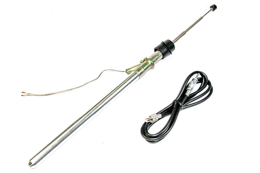 Universal AM/FM Telescopic 4 section chrome wing mount car roof aerial/ antenna