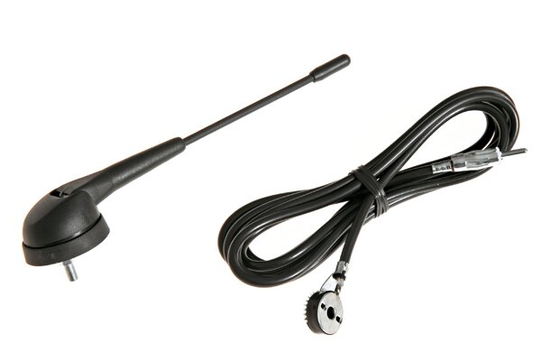 Universal 190mm AM FM flexible rubber wing roof mount car aerial/antenna