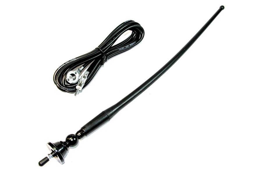 Universal replacement AM/FM car roof mount aerial/ antenna/ mast (Round base)