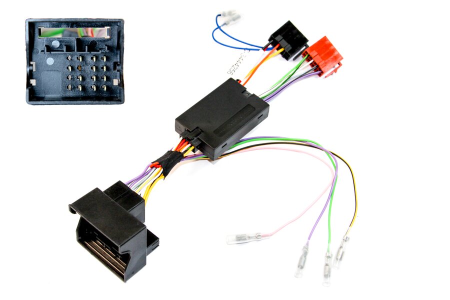 Volkswagen, Seat, Skoda steering wheel control interface and radio adapter cable