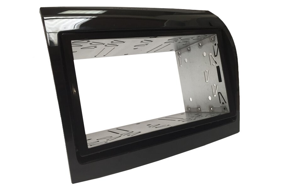 Fiat Ducato, Citroen Relay, Peugeot Boxer 2012 Double DIN fascia cage kit (GLOSS BLACK)