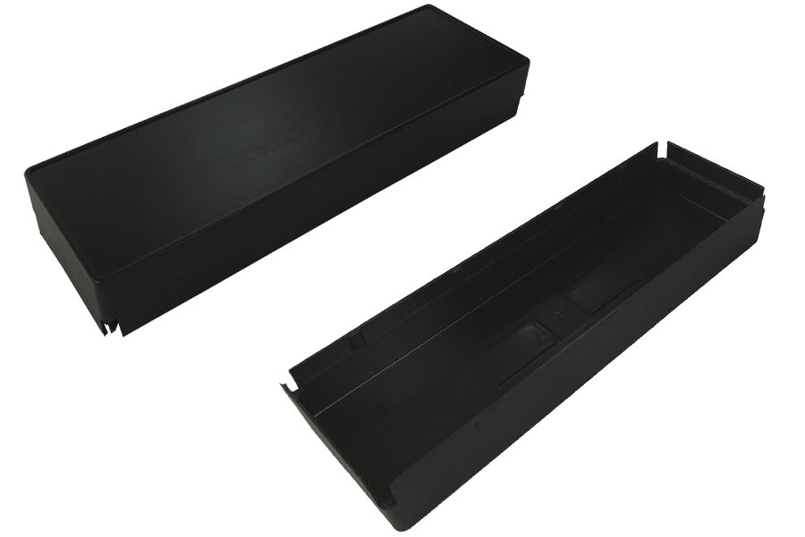 Universal ABS Single DIN car audio radio cover (MATT BLACK)