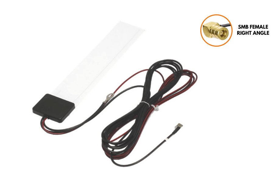 Internal adhesive glass windscreen mount active car aerial antenna (With 11db gain)
