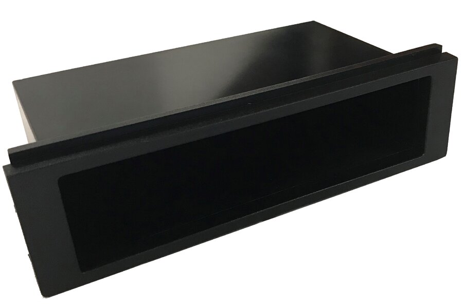 Universal Double DIN to Single DIN Fascia pocket (50mm high with 3mm lip)