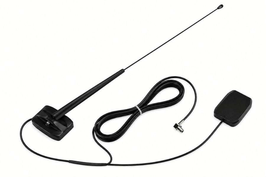 External adhesive glass mount active DAB car aerial antenna whip (With 15db gain)