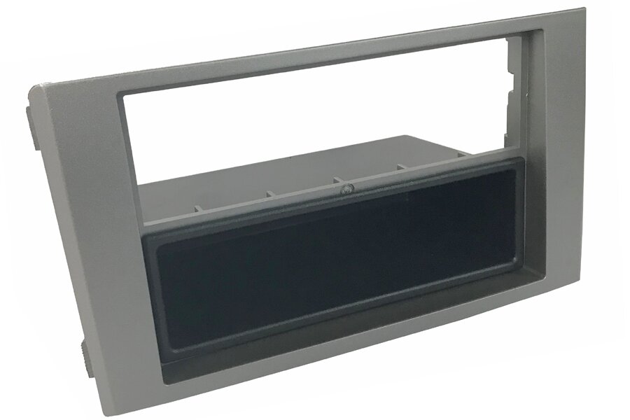 Iveco Daily (2007-2014) Single/Double DIN car audio fascia with removable pocket (SILVER)