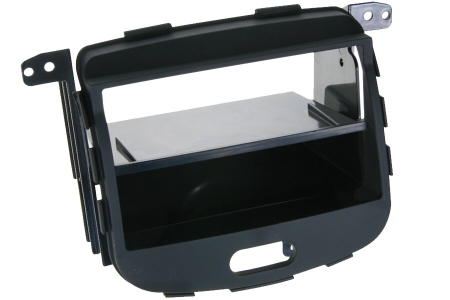 Hyundai i10 1st Gen (PA) (2008-2012) Single/Double DIN car radio fascia adapter (MATT BLACK)