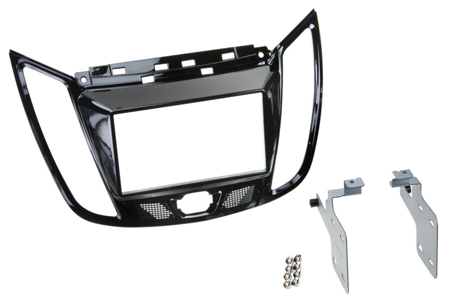 Ford C-Max (11-19) Escape (12-19) Kuga (13-19) Double DIN fascia adapter panel (PIANO BLACK)
