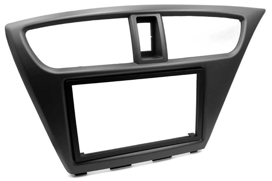 Honda Civic (2012-2017) RHD Double DIN car radio fascia adapter panel (MATT BLACK)
