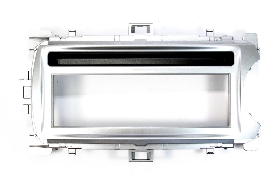 Toyota Yaris (2011-2017) Single DIN car radio fascia adapter panel (SILVER)