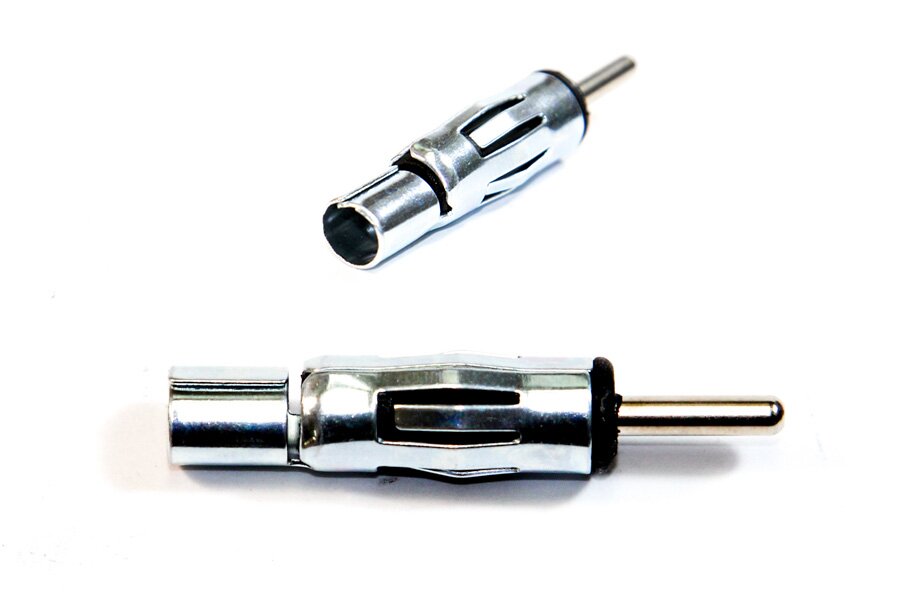 Crimp Solder Plug for DIN car aerial antenna adapter