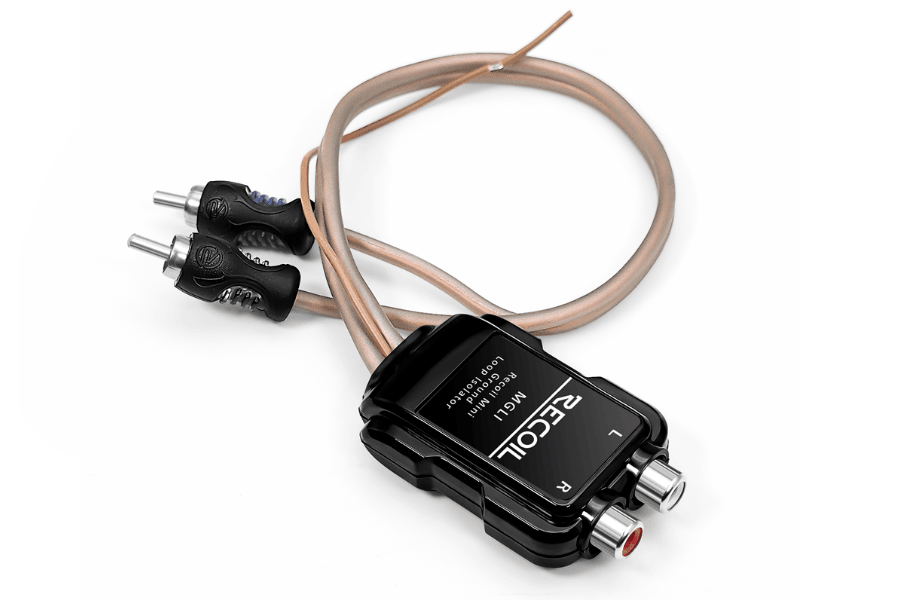 MGLI Super Mini 2-Channel RCA Stereo Ground Loop Isolator/ Audio Signal Noise Filter