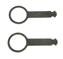 VW/ Audi car stereo removal tool/ Radio release keys ISO (pair)