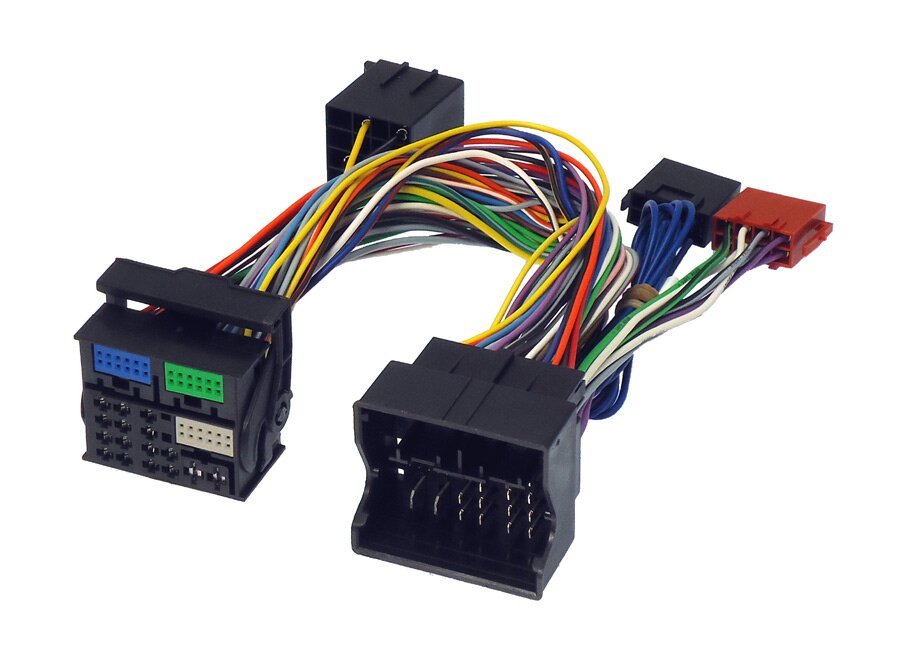 Volkswagen/ Seat (2-Pin Quadlock) car audio car stereo SOT cable (Full pass-through)