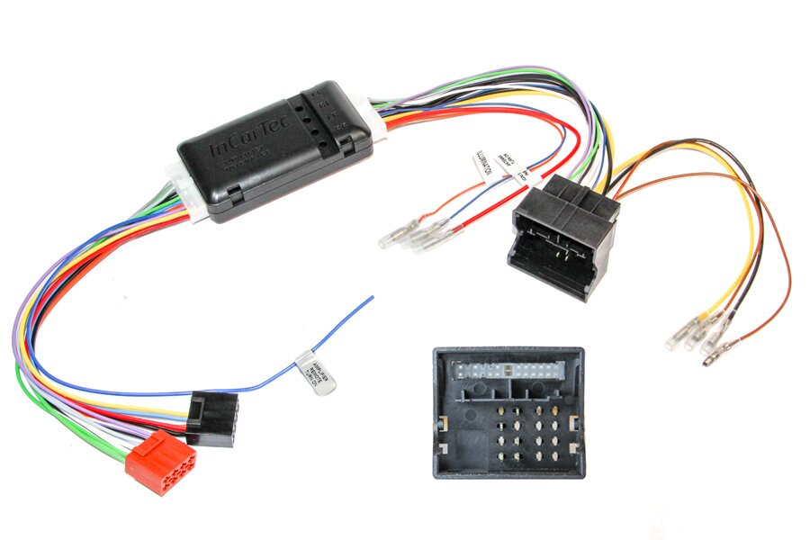 Audi BOSE premium quality quadlock to ISO adapter harness with CANbus wires