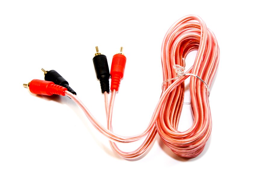 Car audio/ amplifier RCA Phono extension cable (3 Metres)