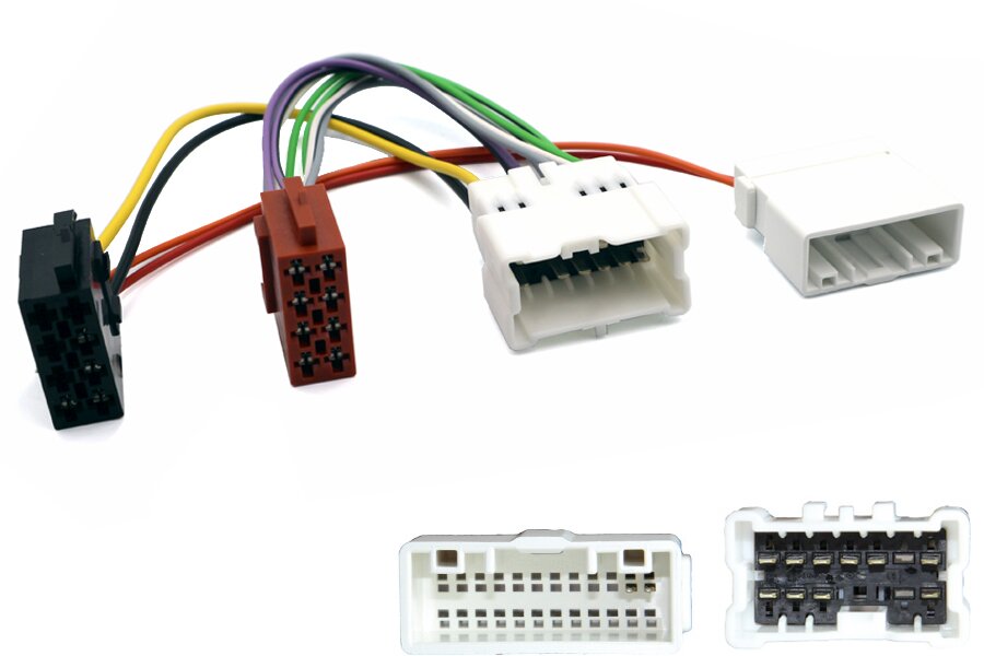 Dacia aftermarket car radio replacement ISO adapter cable