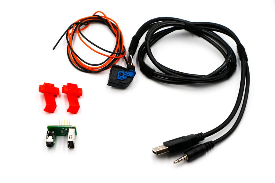 Fiat/ Abarth and Alfa Romeo USB/AUX retention harness (Blue & Me Systems)